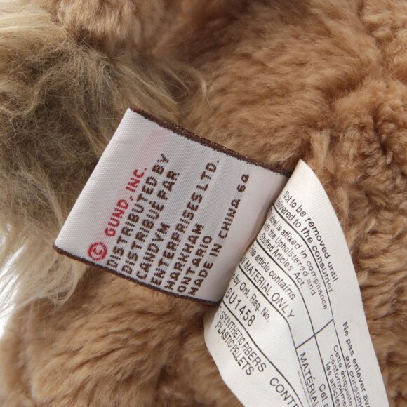 Vintage GUND Shaggy Mane Lion Plush Stuffed Animal Toy Brown 64U1458 - Picture 9 of 11